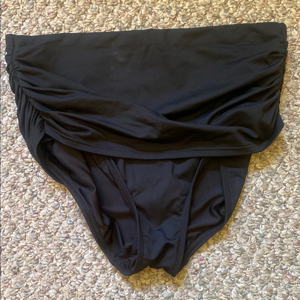Lands' End Black Swimwear Bottom